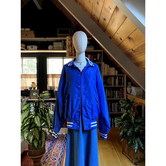 Vintage Bomber Jacket Blue - Picture 14 of 14